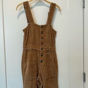 Aerie tan corduroy jumpsuit